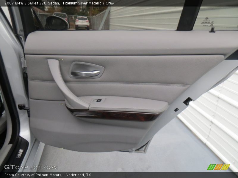 Titanium Silver Metallic / Grey 2007 BMW 3 Series 328i Sedan