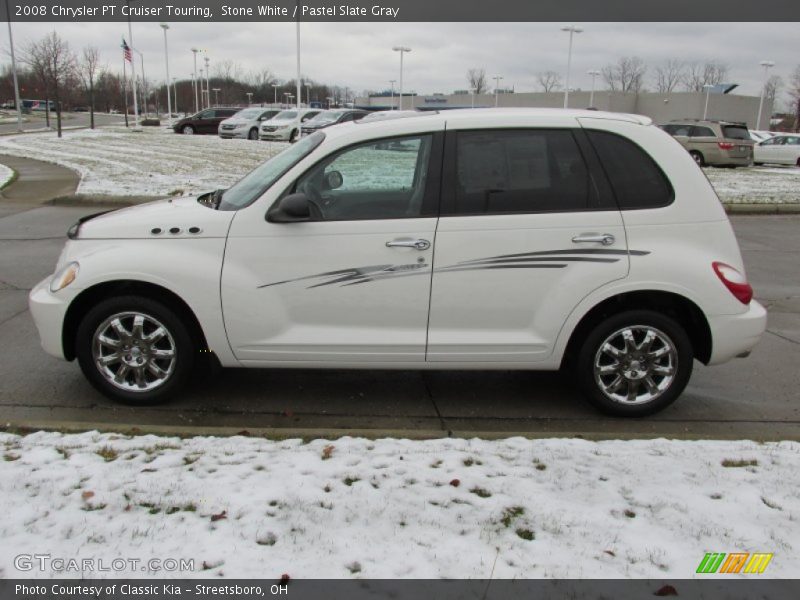 Stone White / Pastel Slate Gray 2008 Chrysler PT Cruiser Touring