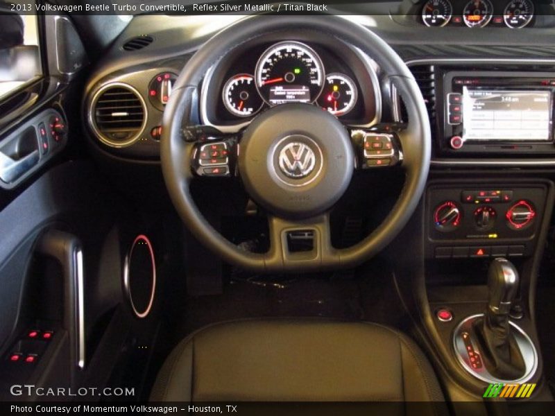 Reflex Silver Metallic / Titan Black 2013 Volkswagen Beetle Turbo Convertible