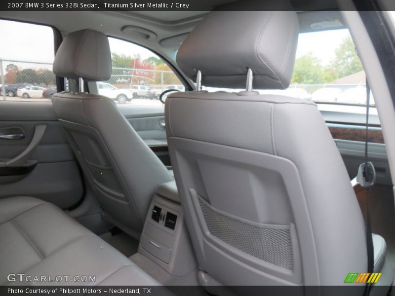 Titanium Silver Metallic / Grey 2007 BMW 3 Series 328i Sedan