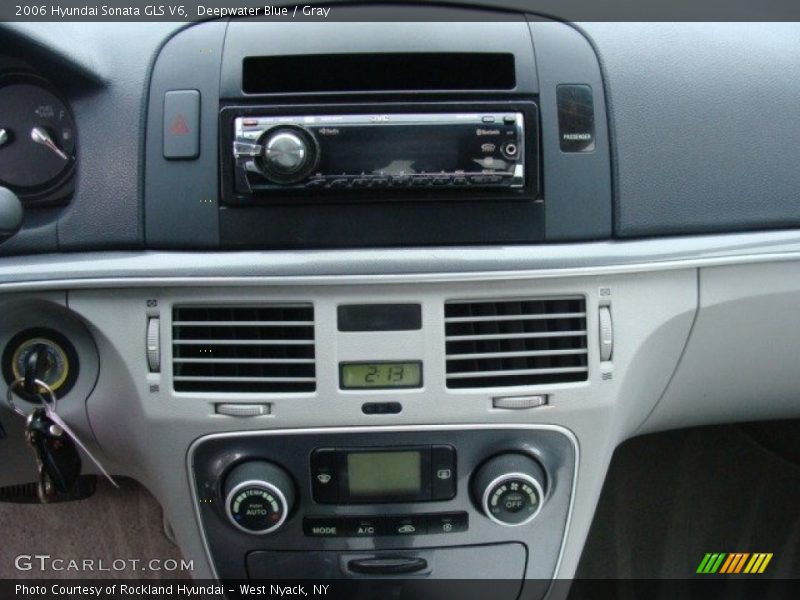 Deepwater Blue / Gray 2006 Hyundai Sonata GLS V6