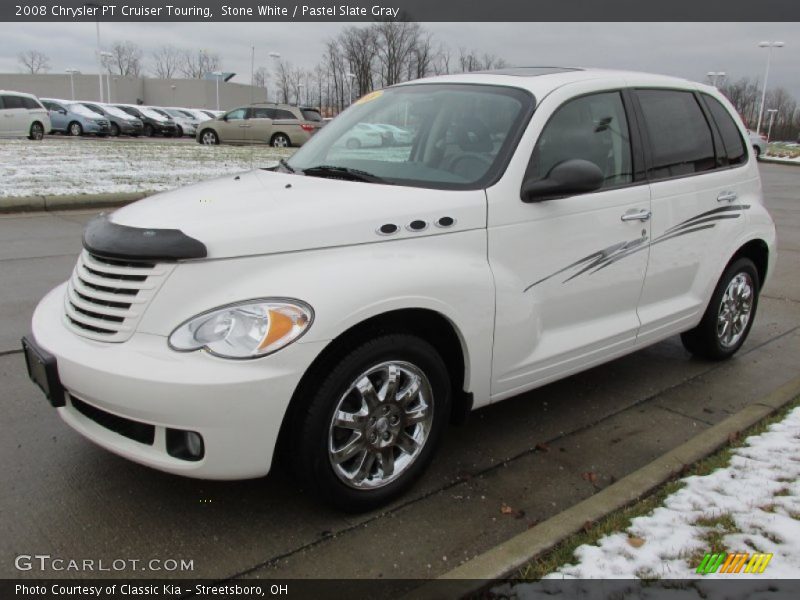 Stone White / Pastel Slate Gray 2008 Chrysler PT Cruiser Touring