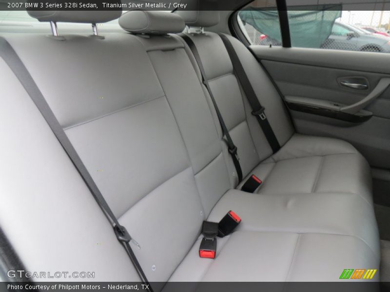 Titanium Silver Metallic / Grey 2007 BMW 3 Series 328i Sedan
