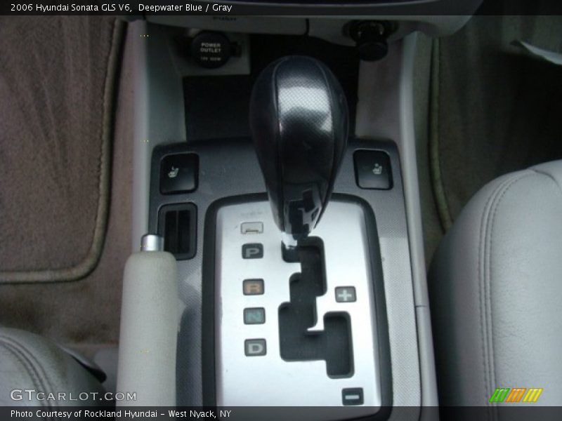 Deepwater Blue / Gray 2006 Hyundai Sonata GLS V6