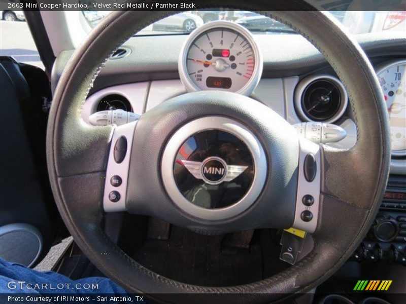 Velvet Red Metallic / Panther Black 2003 Mini Cooper Hardtop