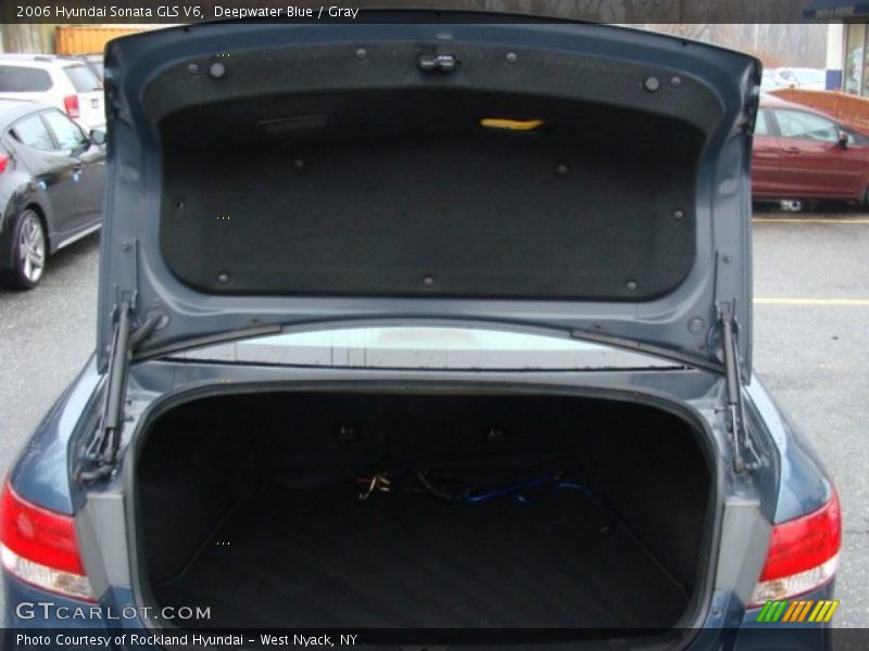 Deepwater Blue / Gray 2006 Hyundai Sonata GLS V6