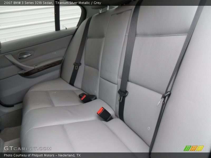 Titanium Silver Metallic / Grey 2007 BMW 3 Series 328i Sedan