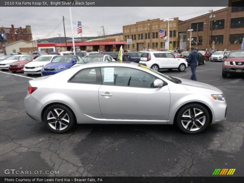 Bright Silver / Black Sport 2010 Kia Forte Koup SX