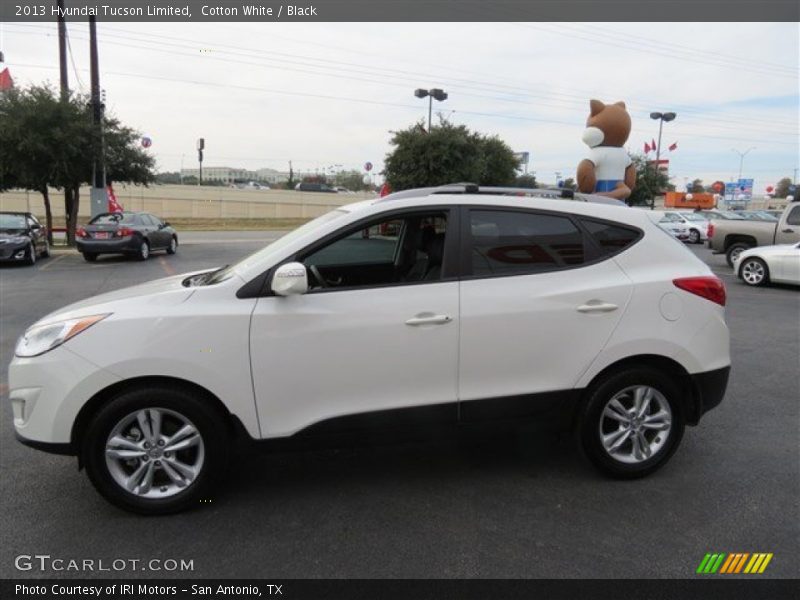 Cotton White / Black 2013 Hyundai Tucson Limited