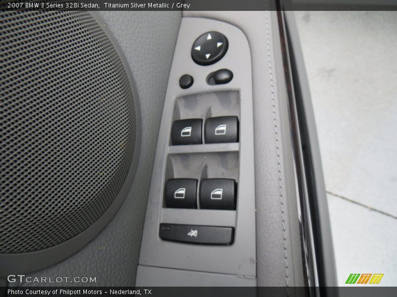 Titanium Silver Metallic / Grey 2007 BMW 3 Series 328i Sedan