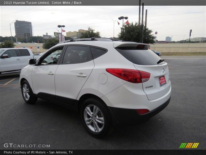 Cotton White / Black 2013 Hyundai Tucson Limited