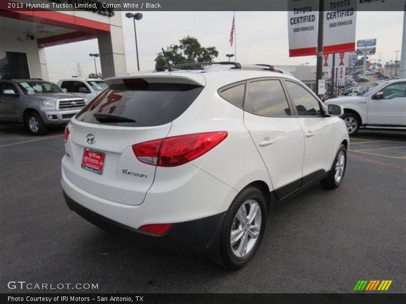 Cotton White / Black 2013 Hyundai Tucson Limited