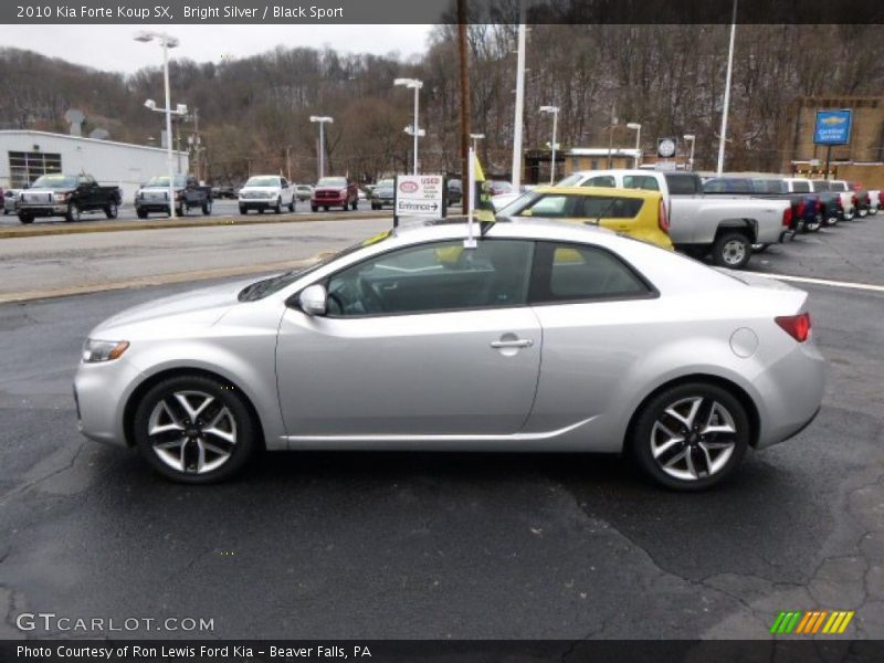 Bright Silver / Black Sport 2010 Kia Forte Koup SX