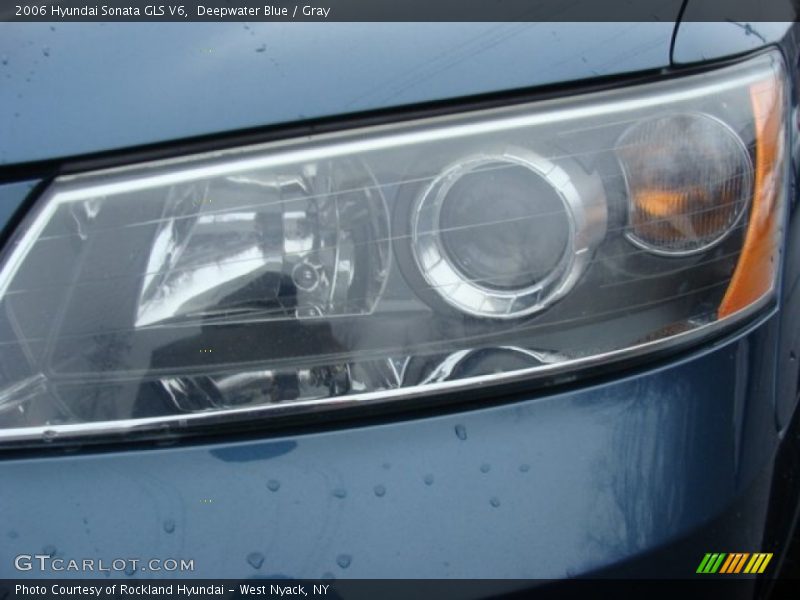 Deepwater Blue / Gray 2006 Hyundai Sonata GLS V6