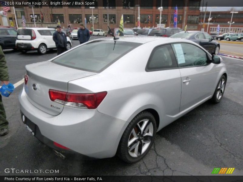 Bright Silver / Black Sport 2010 Kia Forte Koup SX