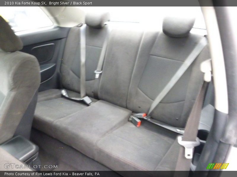 Bright Silver / Black Sport 2010 Kia Forte Koup SX