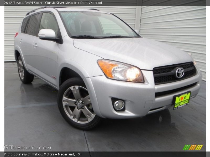 Classic Silver Metallic / Dark Charcoal 2012 Toyota RAV4 Sport