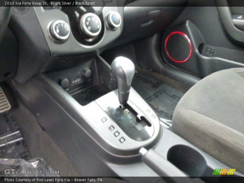 Bright Silver / Black Sport 2010 Kia Forte Koup SX