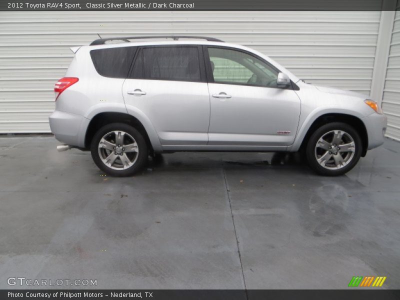 Classic Silver Metallic / Dark Charcoal 2012 Toyota RAV4 Sport
