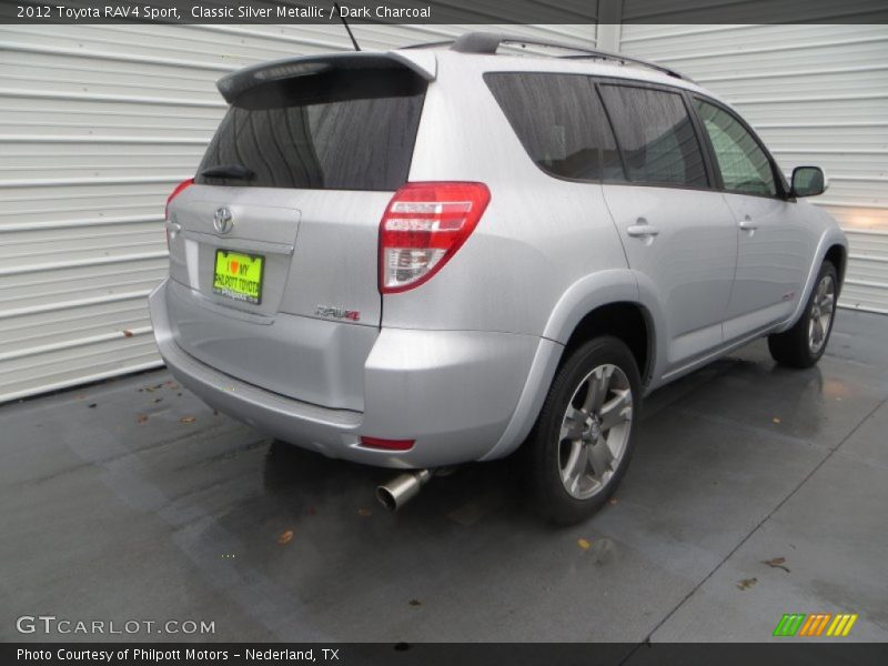 Classic Silver Metallic / Dark Charcoal 2012 Toyota RAV4 Sport
