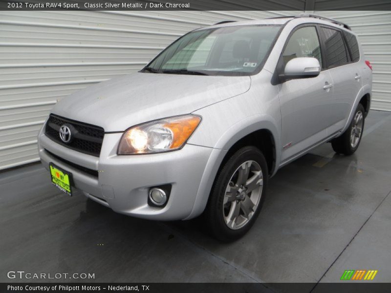 Classic Silver Metallic / Dark Charcoal 2012 Toyota RAV4 Sport