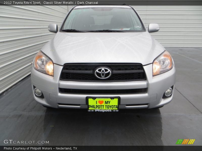 Classic Silver Metallic / Dark Charcoal 2012 Toyota RAV4 Sport