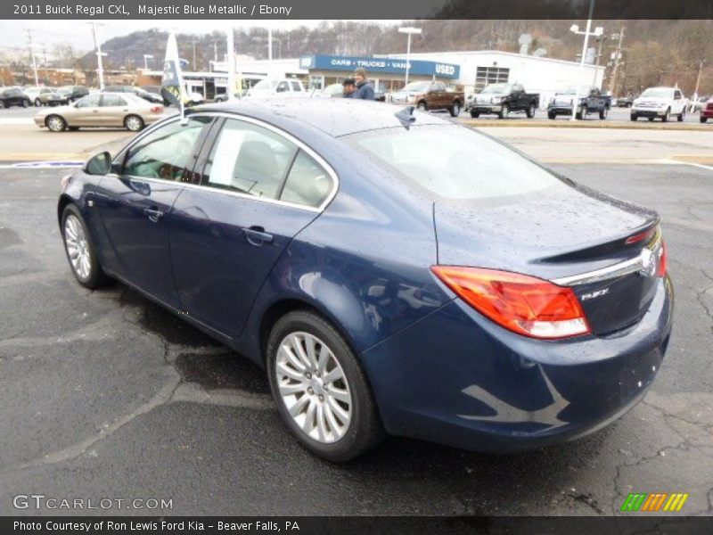 Majestic Blue Metallic / Ebony 2011 Buick Regal CXL
