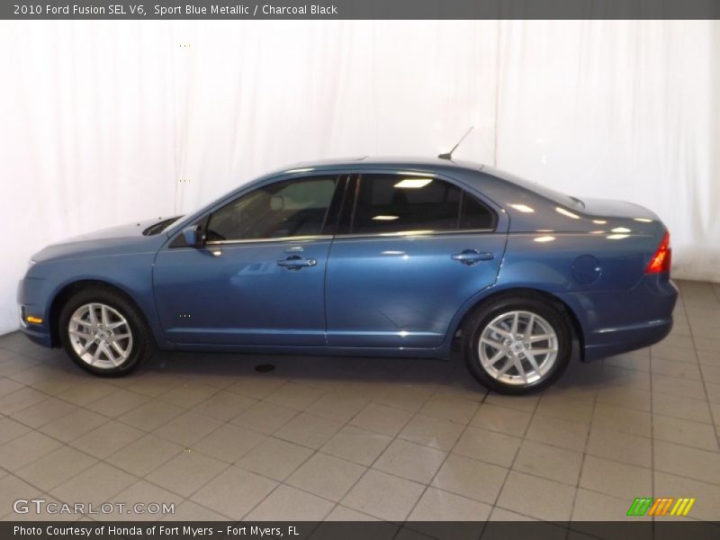 Sport Blue Metallic / Charcoal Black 2010 Ford Fusion SEL V6