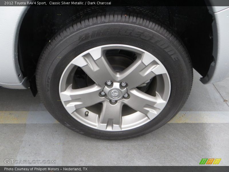 Classic Silver Metallic / Dark Charcoal 2012 Toyota RAV4 Sport