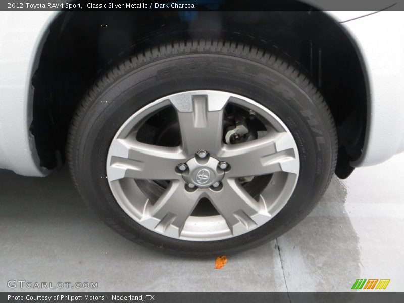 Classic Silver Metallic / Dark Charcoal 2012 Toyota RAV4 Sport