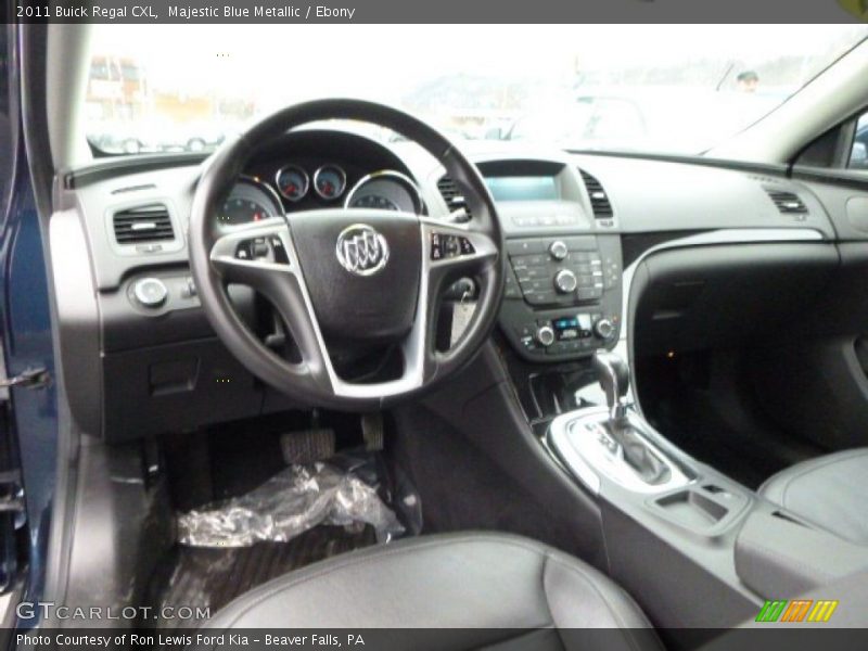 Majestic Blue Metallic / Ebony 2011 Buick Regal CXL