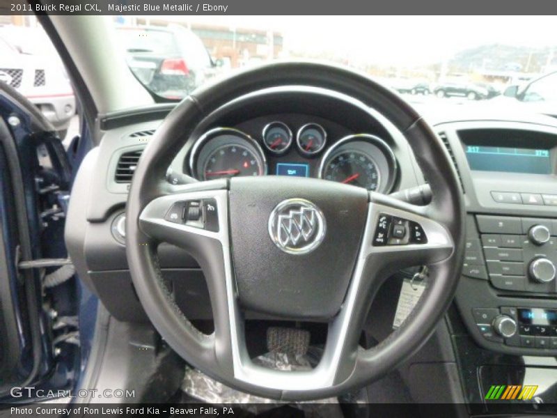 Majestic Blue Metallic / Ebony 2011 Buick Regal CXL