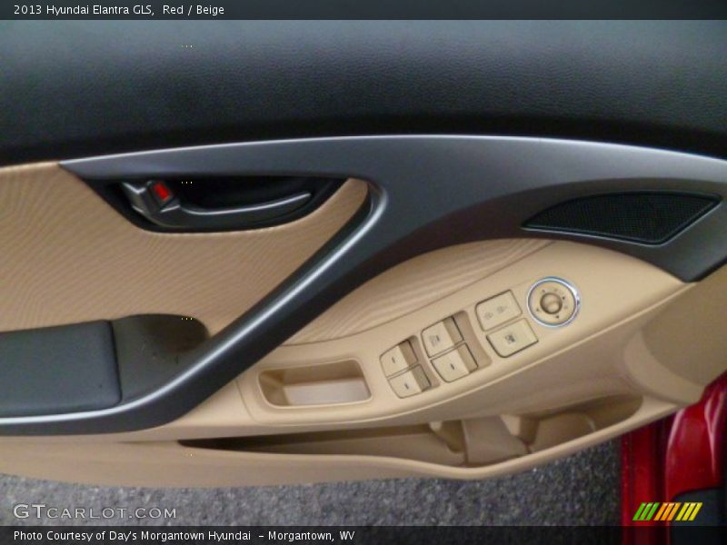 Red / Beige 2013 Hyundai Elantra GLS