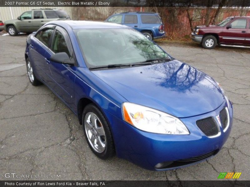 Electric Blue Metallic / Ebony 2007 Pontiac G6 GT Sedan