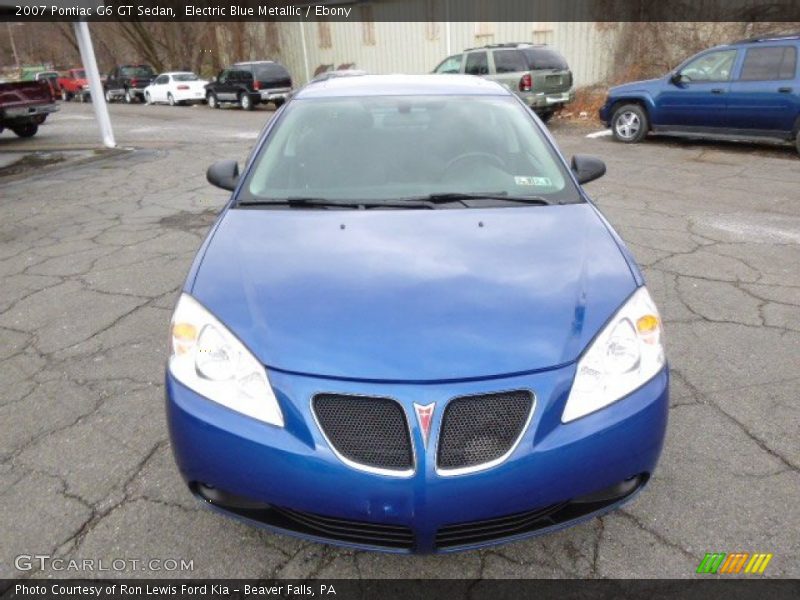 Electric Blue Metallic / Ebony 2007 Pontiac G6 GT Sedan