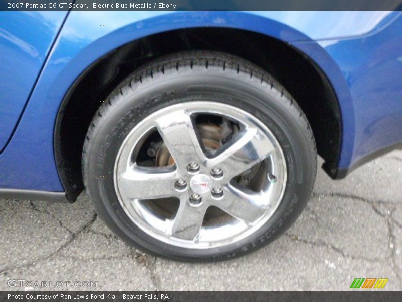 Electric Blue Metallic / Ebony 2007 Pontiac G6 GT Sedan