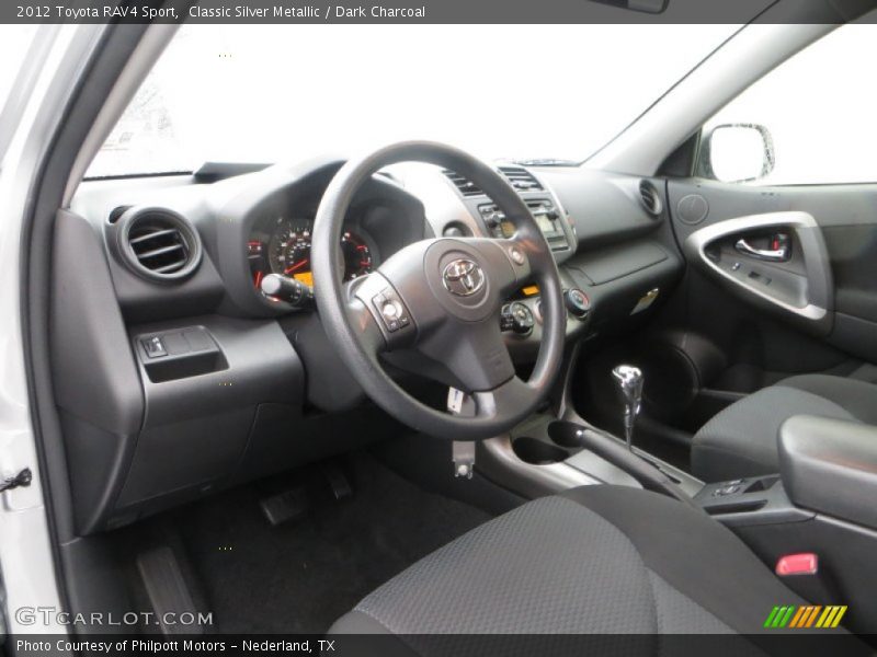 Classic Silver Metallic / Dark Charcoal 2012 Toyota RAV4 Sport