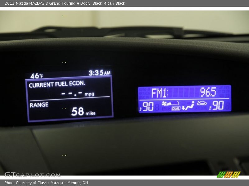 Black Mica / Black 2012 Mazda MAZDA3 s Grand Touring 4 Door