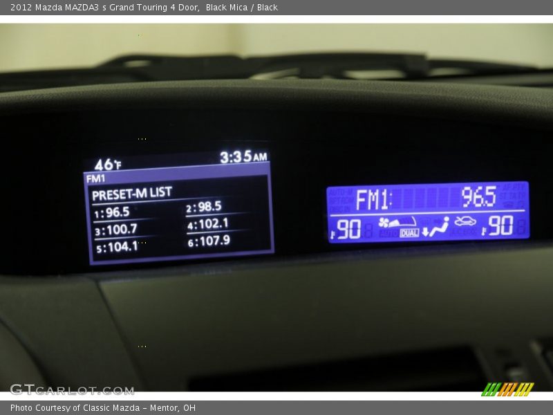 Black Mica / Black 2012 Mazda MAZDA3 s Grand Touring 4 Door