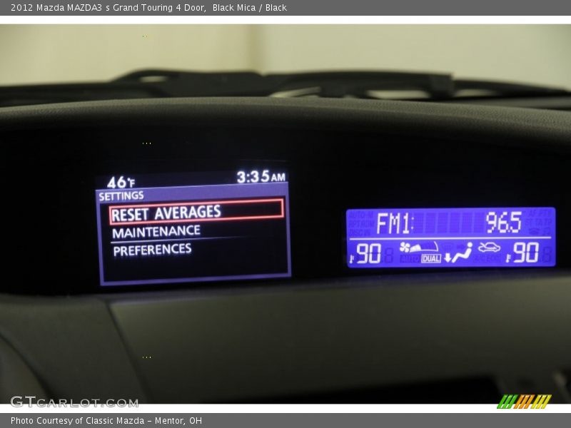 Black Mica / Black 2012 Mazda MAZDA3 s Grand Touring 4 Door