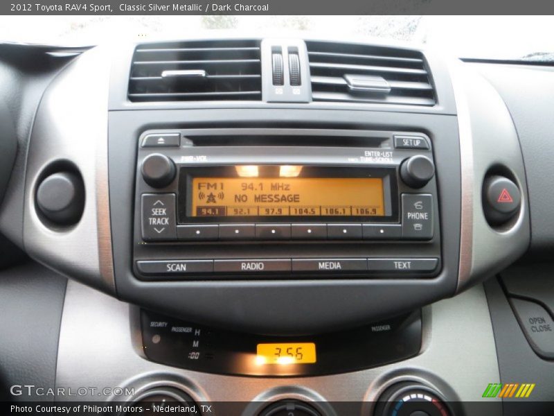 Classic Silver Metallic / Dark Charcoal 2012 Toyota RAV4 Sport