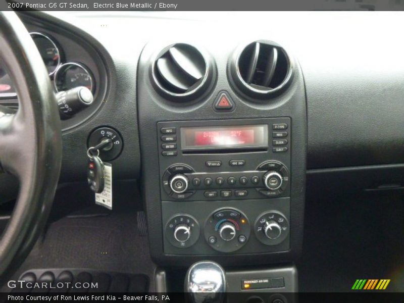 Electric Blue Metallic / Ebony 2007 Pontiac G6 GT Sedan