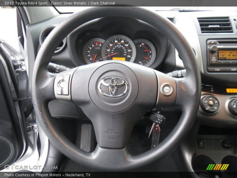 Classic Silver Metallic / Dark Charcoal 2012 Toyota RAV4 Sport