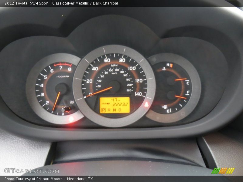 Classic Silver Metallic / Dark Charcoal 2012 Toyota RAV4 Sport