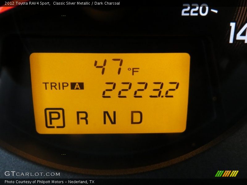 Classic Silver Metallic / Dark Charcoal 2012 Toyota RAV4 Sport