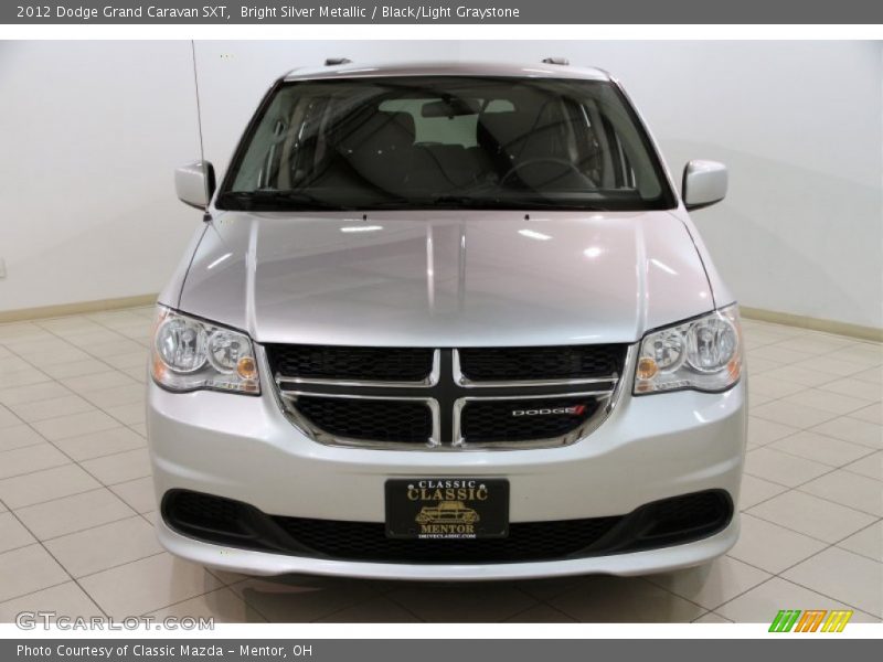 Bright Silver Metallic / Black/Light Graystone 2012 Dodge Grand Caravan SXT