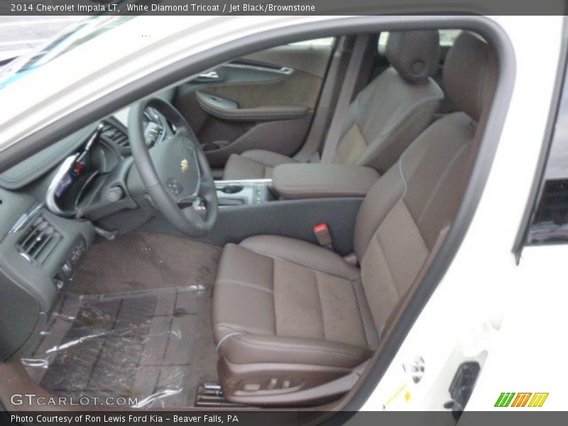 White Diamond Tricoat / Jet Black/Brownstone 2014 Chevrolet Impala LT