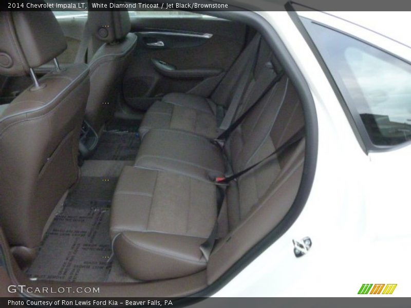 White Diamond Tricoat / Jet Black/Brownstone 2014 Chevrolet Impala LT