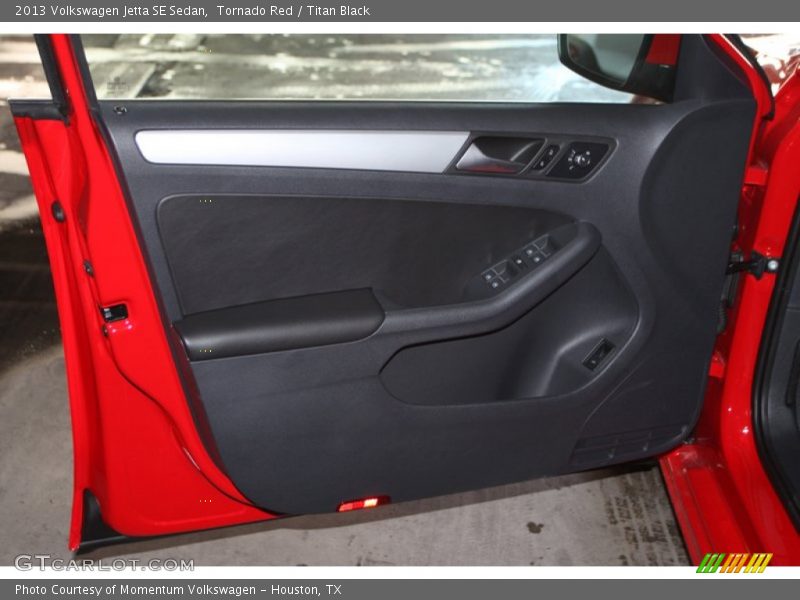 Tornado Red / Titan Black 2013 Volkswagen Jetta SE Sedan