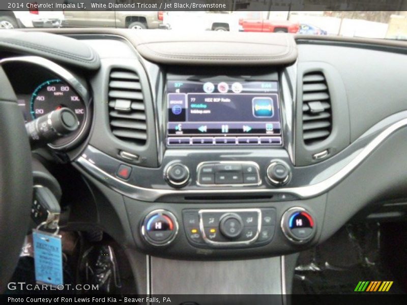 White Diamond Tricoat / Jet Black/Brownstone 2014 Chevrolet Impala LT